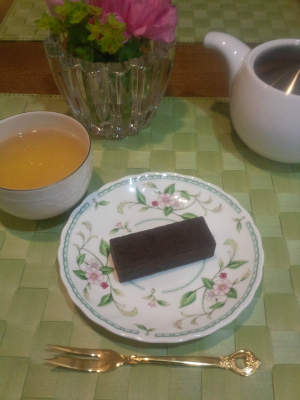甜茶とチョコ